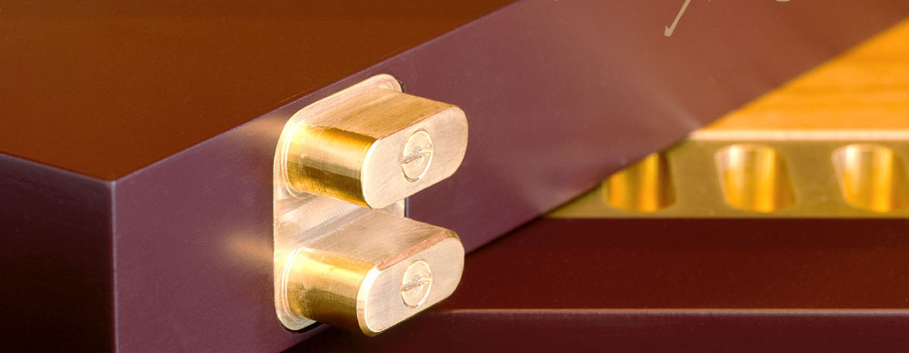 Innenausbau Villa, Bibilothek, Detailansicht Buchst�tze